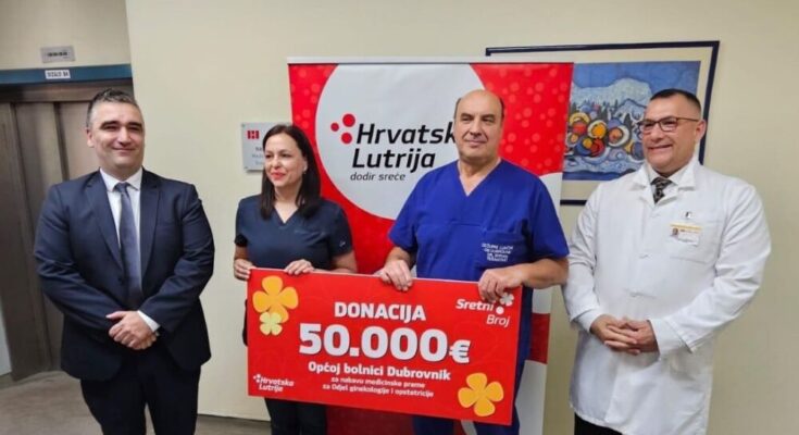 Hrvatska Lutrija donira sredstva Općoj bolnici Dubrovnik Hrvatska Lutrija donira sredstva Općoj bolnici Dubrovnik